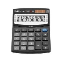 Калькулятор «Brilliant» 10х12,5 см, BS-210