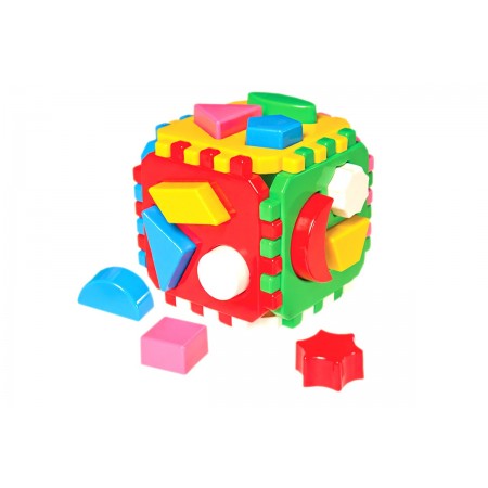 Куб «Розумний малюк» з 13 елементів у сітці 12х12х12 см, ТМ Технок