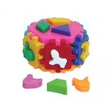 Куб «Розумний малюк. Гексагон-2», геометричні фігури, тварини, ТМ Технок
