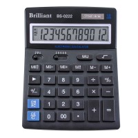 Калькулятор «Brilliant» 14х17,5 см, BS-0222