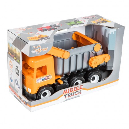 Самоскид «City Middie truck», інерція, 44х27х19 см, ТМ Тигрес