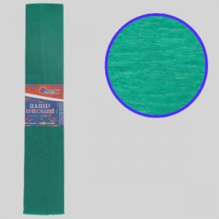 Гофро-папір 55 %, 50 х 200 см, 20 гр/м2, зелений