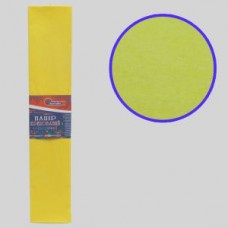 Гофро-папір 55 %, 50х200 см, 20 гр/м2, жовтий