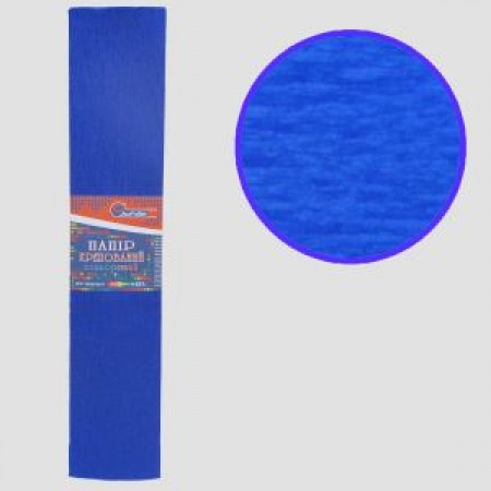 Гофро-папір 55 %, 50х200 см, 20 гр/м2, темно-синій