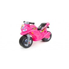 Толокар «Мотоцикл» 2-х колісний рожевий 68х28,5х47 см, ТМ Оріон