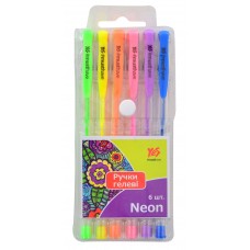 Набір гелевих ручок «Neon», 6 кольорів, ТМ 1 Вересня