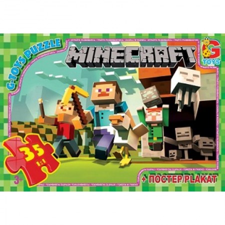 Пазли «Minecraft», 35 елементів, ТМ G-Toys