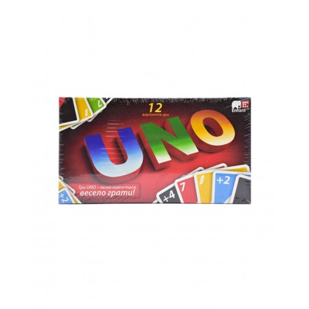 Гра настільна «UNO» мала у коробці 27х25х3,5 см, ТМ Данко Тойс