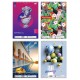 Канцелярська книга А4 на 96 аркушів у клітинку на спіралі зверху з картонною обкладинкою, ТМ Brisk
