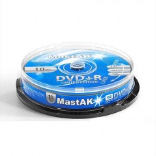 Диск MASTAK DVD+R (10)