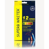 Олівці «Jumbo. Super Writer» шестиграння на 12 кольорів, ТМ Marco