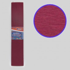 Гофро-папір 110 %, 50 х 200 см, 20 гр/м2, бордовий, TM J.Otten