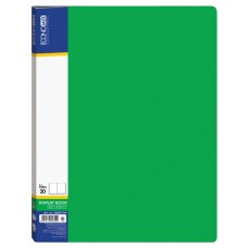 Папка пластикова, А4, з 20 файлами, зелена, ТМ Economix