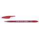 Ручка «Ice Pen», кулькова, червона, 0,5 мм, корпус напівпрозорий, ТМ Economix