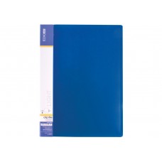 Папка з боковим притиском Clip B, А4, light, синя, ТМ Economix