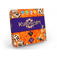 Гра настільна «КубикУм» розвиваюча, у коробці 18,5х18,5х4 см, ТМ Данко Тойс
