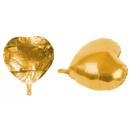 Кульки фольговані «Золоте Серце» 46 см, без палички