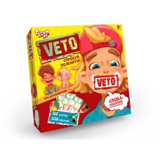 Игра настольная «VETO» развлекательная, в коробке 18,5х18,5х4 см, ТМ Данко Тойс