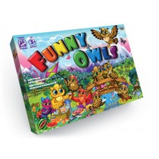 Гра настільна «Funny Owls» розважальна, у коробці 36х25х2 см, ТМ Данко Тойс