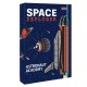 Папка для зошитів «Space», В5, картонна, на гумці, ТМ 1 Вересня