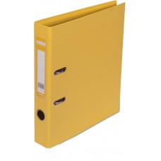 Папка - реєстратор «ELITE», А4, двостороння, збірня, 50 мм, PP, жовта, ТМ Buromax