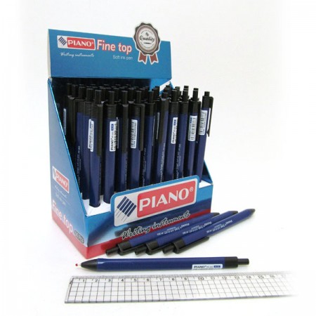 Ручка «Smart soft» масляна, автоматична, синя, 0,7 мм, ТМ Piano